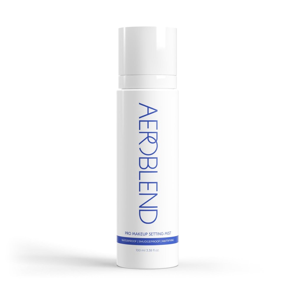 AEROBLEND Pro Makeup Setting Mist  Long-Lasting Matte Finish Setting Spray, Smudge-Proof & Waterproof for All-Day Hold