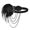 1920s Headpiece Flapper Headband, Roaring 20s Hair Accessories Vintage Hair Clip Sequins Hair Hoop/627 view 2