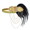 1920s Headpiece Flapper Headband, Roaring 20s Hair Accessories Vintage Hair Clip Sequins Hair Hoop/627 view 4