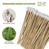 400 Pcs 6 Inch Long Bamboo Cotton Swabs with Wooden Handles-Cotton Tip Applicators for Cleaning, Makeup, Pets Care,Remover - For Ceramics, Jewelry (400) view 3