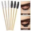 300PCS Disposable Mascara Wands Spoolie Brush Crystal Eyebrow Brushes Eyelash Extension Applicator Makeup Kits Bamboo Mascara Brush view 3