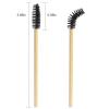 300PCS Disposable Mascara Wands Spoolie Brush Crystal Eyebrow Brushes Eyelash Extension Applicator Makeup Kits Bamboo Mascara Brush view 4