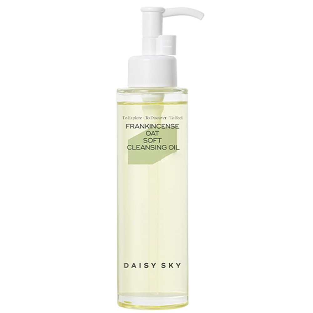 1PC Daisy Sky Oat Soft Cleansing Oil Clarifying Makeup Remover, Purifying Deep Cleansing Facial Makeup Remover Oil, 100ml / 3.38 FLOZ