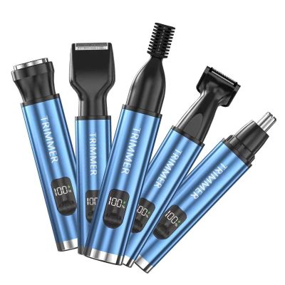 5 In 1 Beard Shaver Shaver Nose Hair Shaver Electric Beard Shaver Electric Grooming Device Present For Man