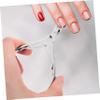 FOMIYES Stainless Steel Cuticle Nipper Manicure Nipper with Ergonomic Non-Slip Handle Precision Nail Clippers for Home Salon Fingernail Toenail Care view 3