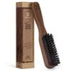 Beard Brush for Men - Stiff Boar Bristles for Beard Growth & Straightening - Exfoliates Skin, Reduces Itch - Premium Walnut Wood Handle view 1