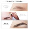 Painless Eyebrow Hair Remover,Upper Lip Hair Removal Trimmer with LED Light for Women - Rose Gold(Pack of 1) view 3