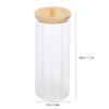 2PCS Cotton Round Holder, Cotton Pad Holder Transparent Cotton Pad Holder Makeup Removers Pad Organizer with Lid for Bathroom view 3