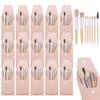 15 Sets Travel Size Makeup Brushes Set Mini Face Make up Brushes Brushes Bag for Makeup Party Favors Wedding Bridal Shower Favors Bridesmaid Gift Bachelorette Party Gift (lvory Beige, 15pc) view 1