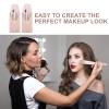 15 Sets Travel Size Makeup Brushes Set Mini Face Make up Brushes Brushes Bag for Makeup Party Favors Wedding Bridal Shower Favors Bridesmaid Gift Bachelorette Party Gift (lvory Beige, 15pc) view 4