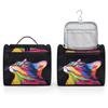 DJYQBFA Colorful Cool Cat Travel Toiletry Bag for Women Men, Large Cosmetic Makeup Bag Hanging Organizer Bag Bathroom Drop Kit view 4