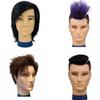 Mannequin Head Human Hair Barber Mannequin Head Male for Hairdressers Training Head for Hair Styling and Cutting view 2