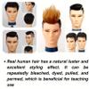 Mannequin Head Human Hair Barber Mannequin Head Male for Hairdressers Training Head for Hair Styling and Cutting view 4