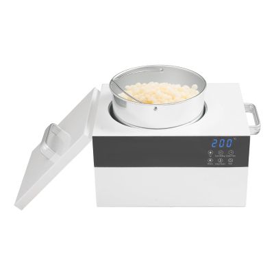 BANLICALI 2.5L Professional Wax Warmer, 300W Electric Wax Melt Warmer with Temperature Adjustable (86F-275F), Digital Display, 5-Mins Fast Melting Waxing Pot for Home White 110V