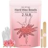 Wax Beads 2.5lb - Bouvetan Hard Wax Beans for Hair Removal, Sensitive Skin, Idea Waxing Beads for Full Body, Brazilian, Bikini, Face, Underarm, Eyebrows (Pink) view 1