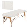 BestMassage Massage Bed Portable Massage Table 77" L 28" W Lash Bed Height Adjustable 3 Folding PU Leather with Oxford Bag for Spa Footmassage Facial CareSpa Tattoo view 1