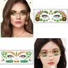 10 Sheets St Patricks Day Temporary Tattoos - St Patricks Day Shamrock Tattoos Face, Saint Patricks Day Shamrock Face Stickers, Waterproof Clover Tattoos Art Make up St Patricks Day Accessories view 4