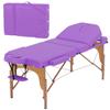 BestMassage Massage Bed Portable Massage Table 77" L 28" W Lash Bed Height Adjustable 3 Folding PU Leather with Oxford Bag for Spa Footmassage Facial CareSpa Tattoo view 1