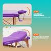 BestMassage Massage Bed Portable Massage Table 77" L 28" W Lash Bed Height Adjustable 3 Folding PU Leather with Oxford Bag for Spa Footmassage Facial CareSpa Tattoo view 3