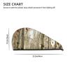 LHBWCVN Birch Trees Fall Hair Towel Wrap for Women Hair Cap Coral Velvet Hair Drying Cap with Button Super Absorbent Hair Drying Towel Quick Dry Hair Turban for Wet Hair Long Thick Hair view 4