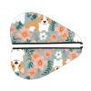 Corgi Floral Flowers Spring Garden Hair Towel Wrap for Women Hair Cap Coral Velvet Hair Drying Cap with Button Super Absorbent Hair Drying Towel Quick Dry Hair Turban for Wet Hair Long Thick Hair view 2