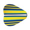 LHBWCVN Yellow and Blue Stripes Hair Towel Wrap for Women Hair Cap Coral Velvet Hair Drying Cap with Button Super Absorbent Hair Drying Towel Quick Dry Hair Turban for Wet Hair Long Thick Hair view 2