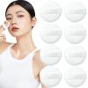 20PCS Makeup Powder Puff Reusable Cotton Powder Puff for Loose and Foundation Replacement (White, Normal Size 1.77 Inch) view 1