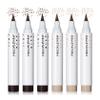 6PCS 2 Colors Freckle Pen,Natural Lifelike Liquid Fake Freckle Pen Waterproof Freckle Makeup Pen Magic Freckle Color,Long Lasting Quick Dry Faux Freckle Pen (Light Brown & Dark Brown) view 1