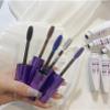 5D Blue Mascara - Waterproof and Smudge-Proof Lengthening Formula - Hypoallergenic Silk Fiber Mascara for Voluminous, Colorful Eye Makeup Perfect for Parties and Cosplay view 2