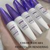 5D Blue Mascara - Waterproof and Smudge-Proof Lengthening Formula - Hypoallergenic Silk Fiber Mascara for Voluminous, Colorful Eye Makeup Perfect for Parties and Cosplay view 3