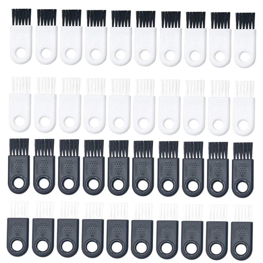 PLAFOPE 40pcs Shaving Cleaning Brushes Electric Shaver Clipper Trimmer Cleaner Skin-friendly Brush for Household Appliances Compact Design for Easy Use