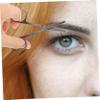 NOLITOY 2pcs Professional Stainless Steel Eyebrow Scissors Scissors for Hair Trimming Round Head for Men Women Nose Beard view 3