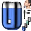 2025 New Upgrade Pocket Shaver USB Mini Shavers for Men, Dual-Head Electric Shaver, Rechargeable Waterproof Mini Razor, Pocket Size Compact Shavers for Men view 1