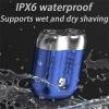 2025 New Upgrade Pocket Shaver USB Mini Shavers for Men, Dual-Head Electric Shaver, Rechargeable Waterproof Mini Razor, Pocket Size Compact Shavers for Men view 4