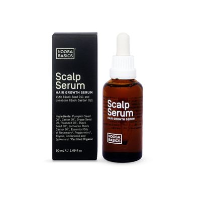 IPPINKA Organic Scalp Serum - Infused With Black Seed Oil and Jamaican Black Castor Oil - 50ml - Handcrafted in Noosa, Australia