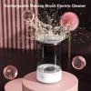 Beauty Swirl Cosmetic Brush Cleaner,The Cozy Luna Makeup Brush Cleaner Beauty Swirl Electric Cosmetic Brush Cleaner Cozy Luna Rechargeable Automatic Spinning for All Size Makeup Brush (1pcs-Black) view 4