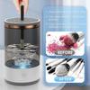 Beauty Swirl Cosmetic Brush Cleaner,The Cozy Luna Makeup Brush Cleaner Beauty Swirl Electric Cosmetic Brush Cleaner Cozy Luna Rechargeable Automatic Spinning for All Size Makeup Brush (2pcs-Black) view 2