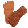 Feet Scrubber Dead Skin Foot Exfoliator | Foot Pumice Stone Best Foot Exfoliate | Pumas Stone for feet Feet Exfoliator | Natural Pumice Stone for feet Foot Scrubber Terracotta (Foot Shape Scrubber) view 1