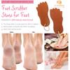 Feet Scrubber Dead Skin Foot Exfoliator | Foot Pumice Stone Best Foot Exfoliate | Pumas Stone for feet Feet Exfoliator | Natural Pumice Stone for feet Foot Scrubber Terracotta (Foot Shape Scrubber) view 2