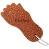 Feet Scrubber Dead Skin Foot Exfoliator | Foot Pumice Stone Best Foot Exfoliate | Pumas Stone for feet Feet Exfoliator | Natural Pumice Stone for feet Foot Scrubber Terracotta (Foot Shape Scrubber) view 3