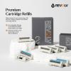 Revolv Dual Sided Razor Cartridge Refill, 2-Pack Premium Razor Blades for Men with Swedish Steel - Long Lasting Shave for Sensitive Skin - Perfect for Men's Shaving Kits and Men's Shaver view 2