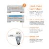 Revolv Dual Sided Razor Cartridge Refill, 2-Pack Premium Razor Blades for Men with Swedish Steel - Long Lasting Shave for Sensitive Skin - Perfect for Men's Shaving Kits and Men's Shaver view 4