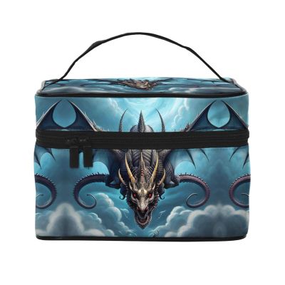 WXZYFP Flying Dragon Travel cosmetic bag, essential for outdoor travel enthusiasts, has a simple internal structure.