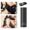 Beard Shadow Powder Instant Stain-Proof Root Touchup Beard Shaping Filler for Thinning Black view 4
