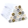 20pcs Mascara Wands Tube Reusable Lash Brush Metal Tube Eyelash Brush Tubes Spoolies Lash Extension Brushes Applicators Makeup Tools (Metal-MlX) view 1