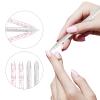 100 Pcs Professional Disposable Nail Stick Cuticle Pusher Bulk Crystal Nail Care Sticks Cuticle Manicure Pedicure Stick for Fingernail Cleaning Cuticle Stick (Pink/Silver) view 3