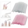 100 Pcs Professional Disposable Nail Stick Cuticle Pusher Bulk Crystal Nail Care Sticks Cuticle Manicure Pedicure Stick for Fingernail Cleaning Cuticle Stick (Pink/Silver) view 4