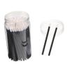 ARTSEWPLY 100pcs Disposable Lip Brushes Makeup Tool for Precise Lip Application Lipstick Applicators Convenient Bulk Packaging Black view 1