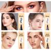 10PCS Eyebrow Pomade Kit,Eyebrow Makeup Set with Eyebrow Pomade,Black Eyeliner,Eyebrow Pencil and Eyebrow Brush,Long Lasting Waterproof Eyebrow Kit for Eeye Makeup view 3