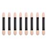 10Pcs Disposable Double Ended Eyeshadow Brush Sponge Tipped Oval Eyeshadow Applicator Black, Nice Design view 2